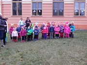 Rozsvícení vánočního stromku u školky